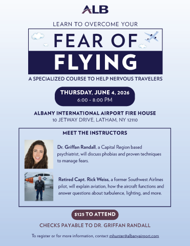ALB Fear of Flying Course Flyer - June 4, 2026